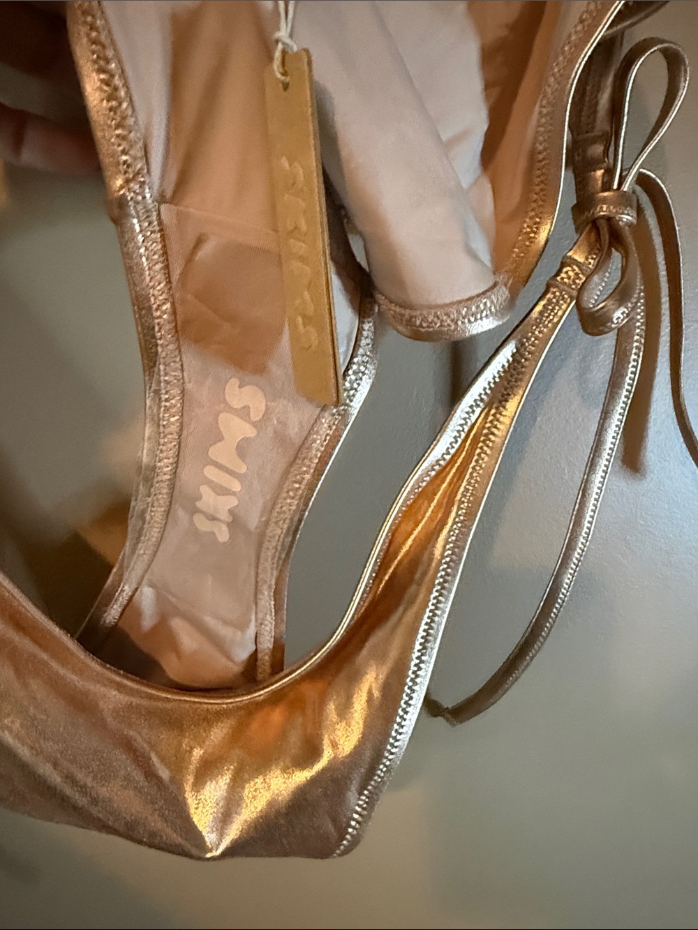Skims gold metallic bikini bottom - Picture 5 of 5